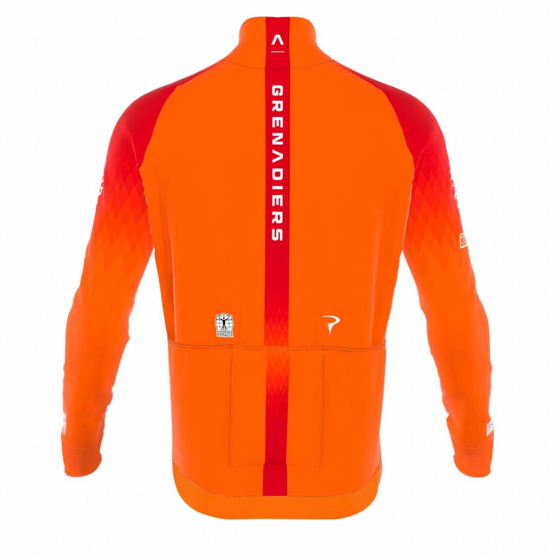 Campera Icon Tempest Oficial Ineos Grenadiers Naranja de Entrenamiento